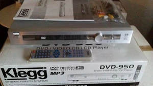 Klegg audio DVD-950. DVD,video cd CD player,mp3,intelligent laser pickup.silver - Picture 1 of 6