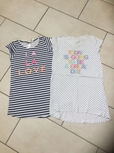 Hübsche Nachthemden Nachtkleid Gr 146/152 von H&M Mädchen 2 Stück - Bild 1 von 2