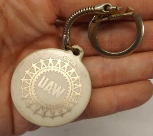 Vintage UAW Keychain E.S. Patterson  - Picture 1 of 2