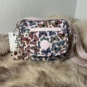 NWT Kipling Sabian Crossbody - Butterfly Day - Cute Gorilla! - Picture 1 of 6