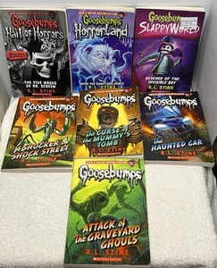 R. L. Stine/Goosebumps PB Books Lot/8 Titles/READ Youth Fun Horror Stories - Bild 1 von 20