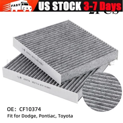 Filtro de aire acondicionado cabina 2 piezas para TOYOTA TACOMA 2005-2022 CF10374 Foto 1 de 4