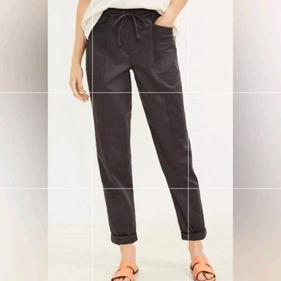 Lou & Grey Loft Gray Utility Track Style Pants Size Small NEW NWT Pull On  - Image 1 of 4