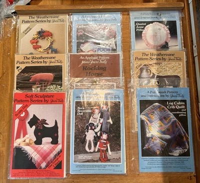 Mixed Lot Of 9 Sewing Patterns By Yours Truly NEW In Package Crafts USA - Image 1 of 4
