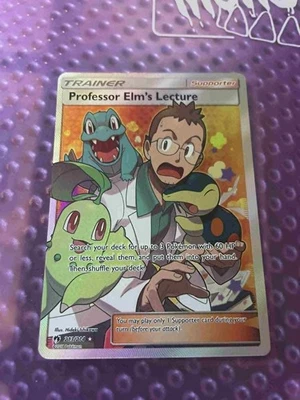 Professor Elm's Lecture (Full Art) NM-LP Pokemon  - Image 1 of 2