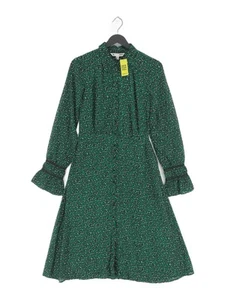 Yumi Women's Midi Dress UK 8 Green 100% Polyester Shirt Dress - Picture 1 of 5
