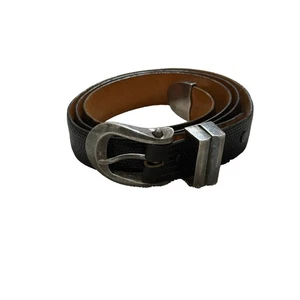 Cinturón Stanley Korshak Lagarto Talla 42 Plata Esterlina James Reid Hebilla Santa Fe - Imagen 1 de 13