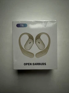  Auriculares inalámbricos con oreja abierta 40 horas de juego carga rápida beige - Imagen 1 de 2