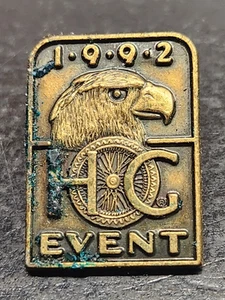 Vintage 1992 Harley Owners Group Event Pin - Bild 1 von 4