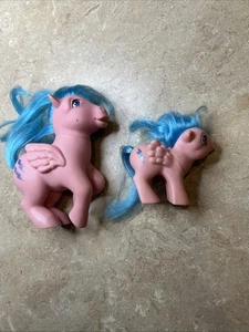 My Little Pony Gen 1 Rosa Baby Firefly Alato Pegasus Hasbro Cavallo e Bambino - Foto 1 di 13