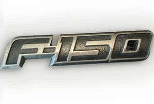 2013 2014 FORD F-150 Limited Right Fender Emblem OEM F150 Black - Bild 1 von 4