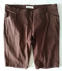 Jones New York Sport Women's 36 Brown Stretch Casual Walking Long Shorts - Picture 1 of 4