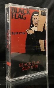 BLACK FLAG Slip It In SEALED Original Cassette 80s Hardcore Punk RARE NOS Fringe