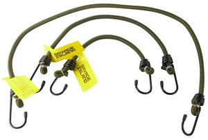 Elasticated Bungees Cords Bungee Military Army Basha Straps Variety Pack BUNG07 - Picture 1 of 8