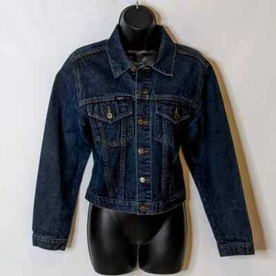 l.e.i. Blue Denim Jean Jacket Junior's Size Medium - Image 1 of 4