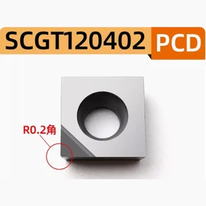 4pcs SCGT120402 PCD polycrystalline diamond PCD inserts SCGW120402 PCD SCGT430.5 - Picture 1 of 1