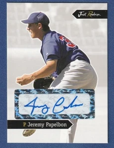 JEREMY PAPELBON 2006 Just Rookies AUTO RC #JR-37 Cubs Signed Rookie Card Minors! - Picture 1 of 2