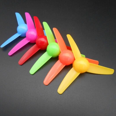 5Pcs X 80MM Plastic 3-Blade Propeller Fan Blade Three-Blade OARS Hole 2MM 3 Leaf - Image 1 of 4