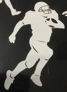 SPORT FOOTBALL RUGBY PLAYER DECAL VINYL STICKER FOR WALL WINDOW TRUCK CAR AUTO - Picture 1 of 3