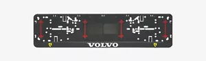 2x European License Number Plate Frame Holder Surround Wurth for Volvo fans - Picture 1 of 1