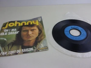 JOHNNY HALLYDAY OH! MA JOLIE SARAH RARE RECORD  7" 45 rpm  - Picture 1 of 4