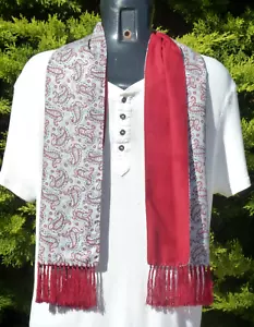 Vintage Tootal Scarf Cravat Dapper Mod Scooter Indie Goodwood Ascot 1960's 70's - Picture 1 of 6