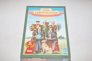 Adel Verpflichtet (1990) F.X. Schmid Bluffspiel um Diebe, Lords und Pfeifenköpfe - Bild 1 von 2