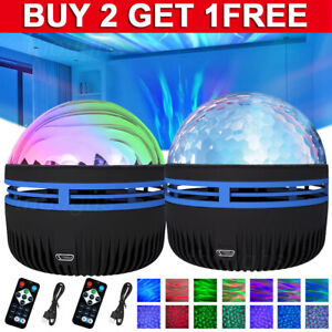 2in1 Northern Lights and Ocean Wave Projector with 14 Light Effects, for Party~