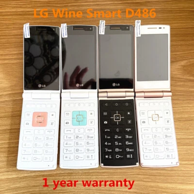 LG Wine Smart D486 4G LTE 4GB ROM 3.5" Android Flip Keyboard Unlocked Smartphone - Image 1 of 4