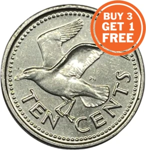 10 BARBADOS CENT COIN - CHOICE OF DATE FROM 1973-2017 - BARBADOS - Picture 1 of 4