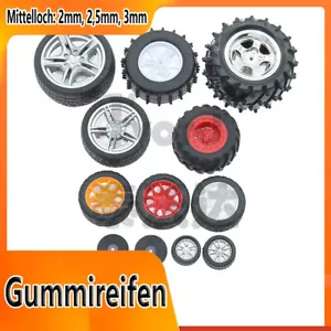 Gummireifen Reifen & Felgen Mehrere Typen Für Modellauto Zubehörteil RC Auto - Bild 1 von 22