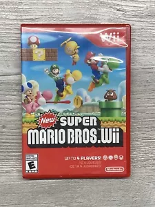 New Super Mario Bros. Wii Nintendo Wii - CIB W/ Manual! Tested & Very Clean! - Picture 1 of 5