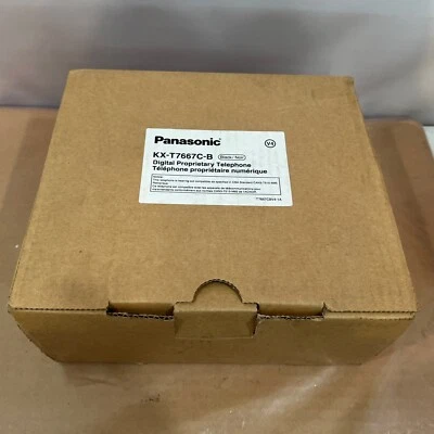 Panasonic KX-T7667C-B Digital Proprietary phone BLACK *NEW in original box* - Image 1 of 4
