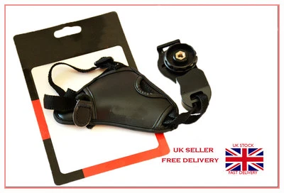 Correa de muñeca de cuero para cámara SLR/DSLR canon EOS 7D 600D 650D 5D MARCA Foto 1 de 2