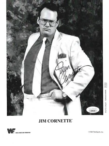 Jim Cornette Autogramm P Series Style signed Promo Foto JSA COA WWE WWF - Bild 1 von 1