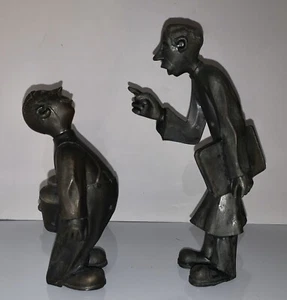 ¿Botella oculta de colección Minister Priest & Drunk Hobo? / ¿Bronce? Figura - Imagen 1 de 10