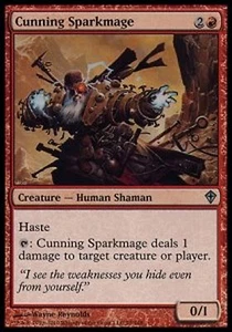 *MRM* FR/VF 4x �tincemage rus� (Cunning Sparkmage) MTG Worlwake - Picture 1 of 1