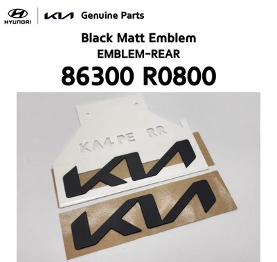 2022-2026 KIA SORENTO-CARNIVAL-NIRO задний матовый черный эмблема 86300-R0800 - Изображение 1 из 2