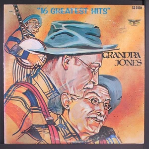 GRANDPA JONES: 16 greatest hits STARDAY/GUSTO 12" LP 33 RPM - Imagen 1 de 2