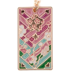 LOVE HANAFUDA Demon Slayer Necklace (Mitsuri Kanroji Anime Charm Pendant) - Picture 1 of 3