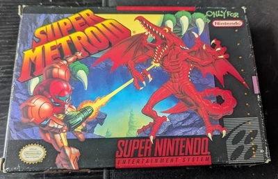 Super Metroid SNES Complete In Box CIB - Image 1 of 3