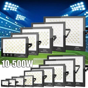 LED Strahler Fluter 10W 20W 30W 50W 100W 200W 300W 500Watt Außen Scheinwerfer DE - Bild 1 von 50