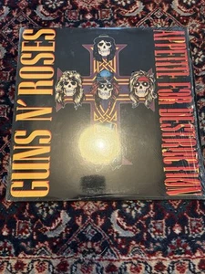 Guns N Roses; Appetite for Destruction; Geffen; OG, First Prss; IN SHRINK; CLEAN - Picture 1 of 11