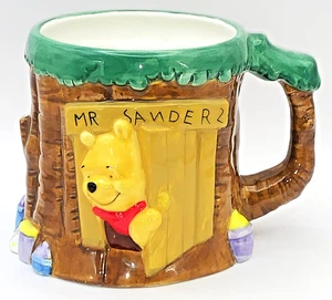 Taza de Colección Disney Store Winnie the Pooh Lg Diseño en Relieve Pintado Nuevo de Lote Antiguo Recuerdo - Imagen 1 de 9