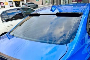 SPOILER DE VENTANA TRASERA BMW 3 F30 sedan 2011-2018 ABS negro brillante TUNING - Picture 1 of 4