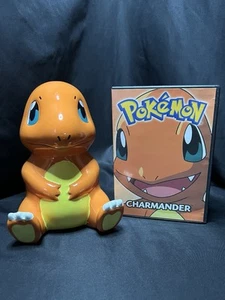 2016 Pokemon Charmander Figural Ceramic Piggy Bank & 2006 Charmander DVD Vol. 9 - Picture 1 of 10