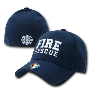 Fire Rescue Fireman Firefighter FD Flex Baseball Ball Cap Caps Hat Hats Sz L/XL - Picture 1 of 1