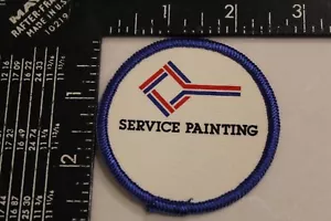 Sew On Patch Service Painting Advertising Patch 2.5'' x 2.5'' - Picture 1 of 1