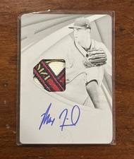 2018 Panini Immaculate Printing Plate Max Fried ROOKIE PATCH AUTO 1/1 Braves