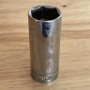 SK TOOL 8419 19mm 3/8" Drive 6 Point Metric Deep Chrome Socket USA - Picture 1 of 6